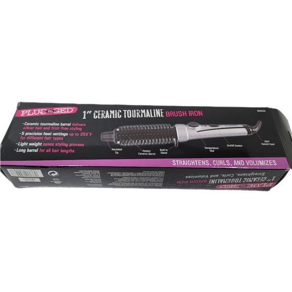 Plug in Ged 1" Tourmaline ceramic bubble curling Plugged In - Picture 2 of 6